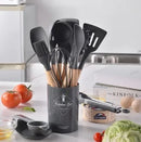 Jogo de Utensilio de Cozinha de Silicone