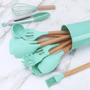 Jogo de Utensilio de Cozinha de Silicone