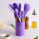 Jogo de Utensilio de Cozinha de Silicone