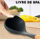 Jogo de Utensilio de Cozinha de Silicone