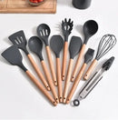 Jogo de Utensilio de Cozinha de Silicone
