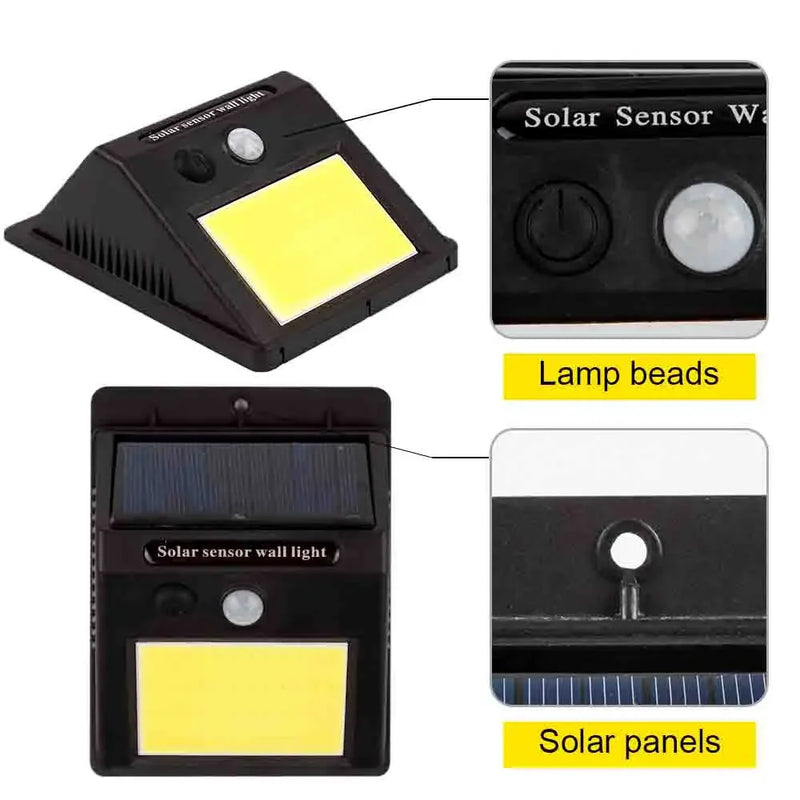 Luminária Solar com Sensor de Presença